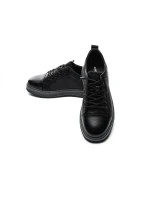 Pantofi Sport Barbati din piele naturala W27019 BLACK | ADVANCER