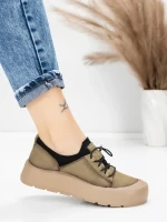 Pantofi Sport Dama din piele naturala 999 GREEN | ADVANCER