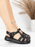 Sandale Dama din piele naturala 1956723 BLACK | ADVANCER