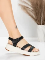 Valódi bőrből készült női szandál 032 Fekete | Advancer » MeiMall.hu