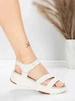 Valódi bőrből készült női szandál 032 Krém | Advancer » MeiMall.hu