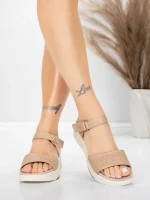 Valódi bőrből készült női szandál 037 Őszibarack | Adv... » MeiMall.hu