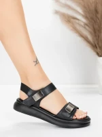 Valódi bőrből készült női szandál 1028 Fekete | Advancer » MeiMall.hu