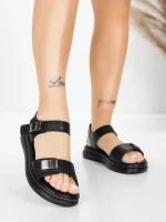 Valódi bőrből készült női szandál 1028 Fekete | Advancer » MeiMall.hu