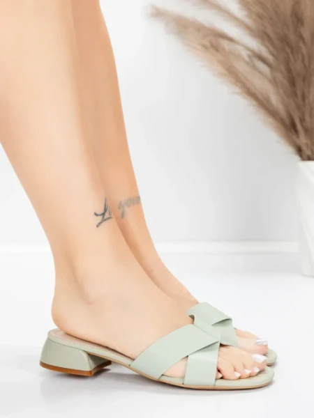 Valódi bőrből készült női szandál 103 Zöld | Advancer » MeiMall.hu