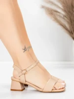 Valódi bőrből készült női szandál 22396 Őszibarack | A... » MeiMall.hu