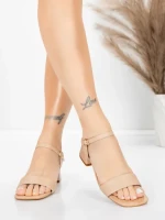 Valódi bőrből készült női szandál 22396 Őszibarack | A... » MeiMall.hu