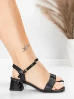 Valódi bőrből készült női szandál 22396 Fekete | Advancer » MeiMall.hu