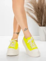 Természetes bőrből készült női sportcipő 227802 Citrom... » MeiMall.hu