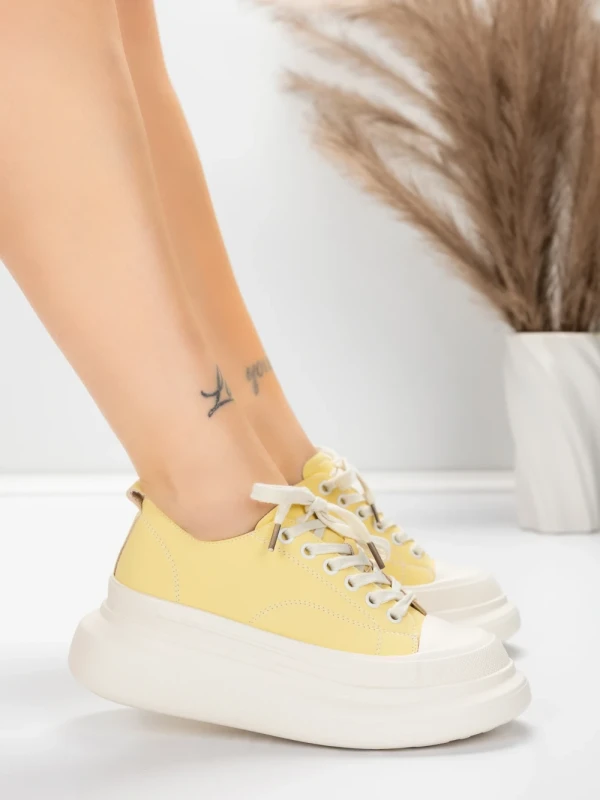 Természetes bőrből készült női sportcipő 227802 Világo... » MeiMall.hu