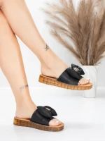 Valódi bőrből készült női papucs 28118 Fekete | Advancer » MeiMall.hu