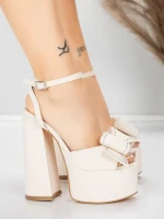 Vastag sarkú szandál és platform 3KV52 Bézs | Mei » MeiMall.hu