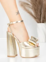 Vastag sarkú szandál és platform 3KV52 Arany | Mei » MeiMall.hu