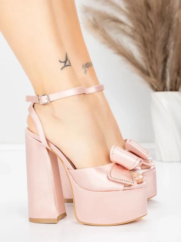Vastag sarkú szandál és platform 3KV52 Rózsaszín | Mei » MeiMall.hu