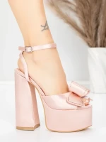Vastag sarkú szandál és platform 3KV52 Rózsaszín | Mei » MeiMall.hu