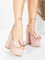 Vastag sarkú szandál és platform 3KV52 Rózsaszín | Mei » MeiMall.hu