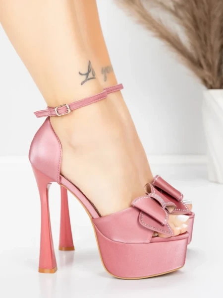 Szandál karcsú sarkú és platform 5DC39 Rózsaszín | Mei » MeiMall.hu