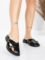 Női papucs alacsony talppal 5GS63 Fekete | Mei » MeiMall.hu