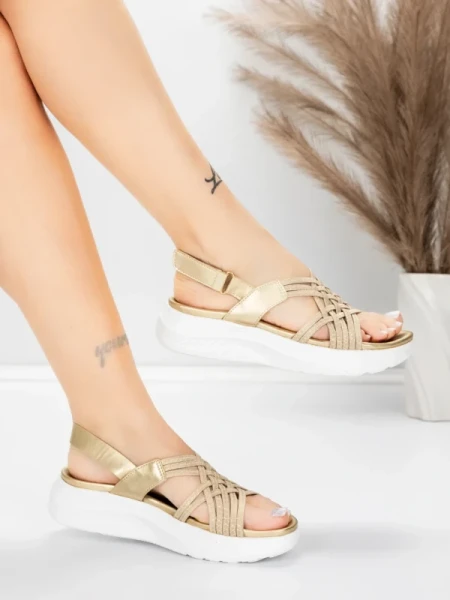 Női platform szandál 5GS67 Arany | Mei » MeiMall.hu