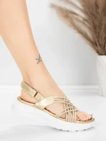 Női platform szandál 5GS67 Arany | Mei » MeiMall.hu