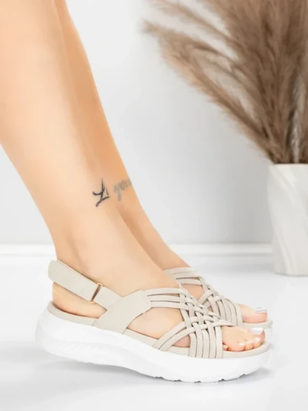 Női platform szandál 5GS67 Bézs | Mei » MeiMall.hu