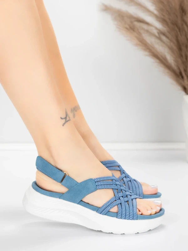 Női platform szandál 5GS67 Kék | Mei » MeiMall.hu