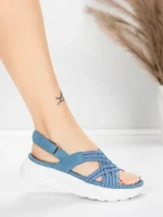Női platform szandál 5GS67 Kék | Mei » MeiMall.hu