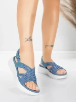 Női platform szandál 5GS67 Kék | Mei » MeiMall.hu