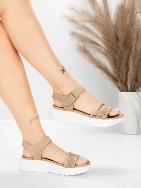 Női platform szandál 5GS68 Őszibarack | Mei » MeiMall.hu