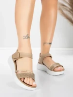 Női platform szandál 5GS68 Őszibarack | Mei » MeiMall.hu