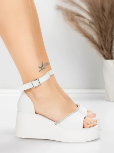 Női platform szandál 5H76 Fehér | Mei » MeiMall.hu