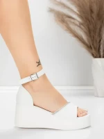 Női platform szandál 5H76 Fehér | Mei » MeiMall.hu