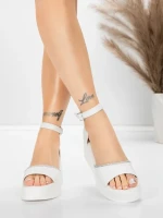 Női platform szandál 5H76 Fehér | Mei » MeiMall.hu