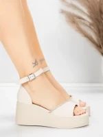 Női platform szandál 5H76 Bézs | Mei » MeiMall.hu