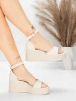 Női platform szandál 5H76 Bézs | Mei » MeiMall.hu