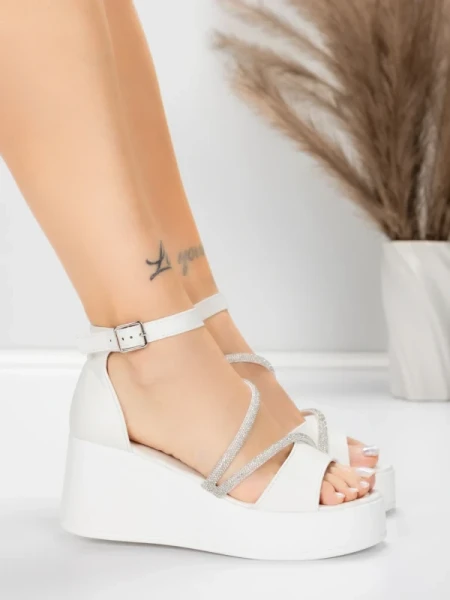 Női platform szandál 5H77 Fehér | Mei » MeiMall.hu