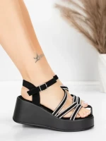 Női platform szandál 5H78 Fekete | Mei » MeiMall.hu