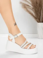 Női platform szandál 5H78 Fehér | Mei » MeiMall.hu