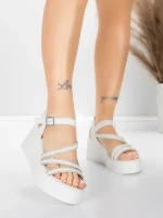 Női platform szandál 5H78 Fehér | Mei » MeiMall.hu