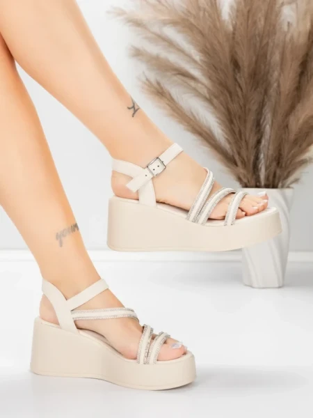 Női platform szandál 5H78 Bézs | Mei » MeiMall.hu