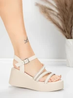 Női platform szandál 5H78 Bézs | Mei » MeiMall.hu