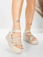 Női platform szandál 5H78 Bézs | Mei » MeiMall.hu