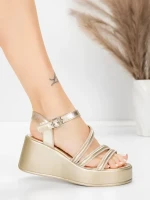 Női platform szandál 5H78 Arany | Mei » MeiMall.hu