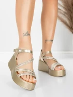 Női platform szandál 5H78 Arany | Mei » MeiMall.hu