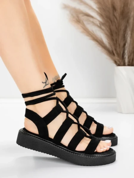 Női alacsony sarkú szandál 5H79 Fekete | Mei » MeiMall.hu