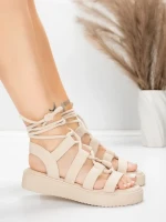 Női alacsony sarkú szandál 5H79 Bézs | Mei » MeiMall.hu