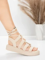 Női alacsony sarkú szandál 5H79 Bézs | Mei » MeiMall.hu