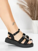 Női alacsony sarkú szandál 5H80 Fekete | Mei » MeiMall.hu