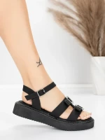 Női alacsony sarkú szandál 5H80 Fekete | Mei » MeiMall.hu