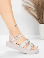 Női alacsony sarkú szandál 5H80 Rózsaszín | Mei » MeiMall.hu